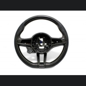 Alfa Romeo Stelvio Steering Wheel Trim - Carbon Fiber - Side Cover Set - QV Model 